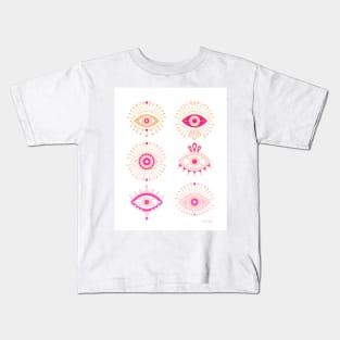 evil eyes Kids T-Shirt